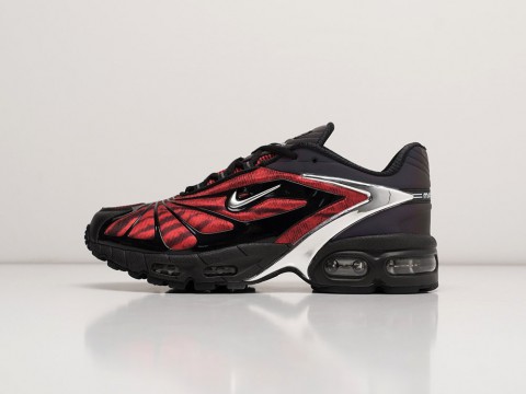 Nike Air Max Tailwind V x Skepta Chrome Red красные кожа мужские (40-45)