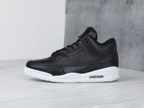 Мужские кроссовки Nike Air Jordan 3 Retro Black / Black / White (40-45 размер)