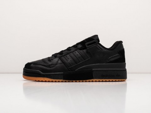 Adidas Forum Low Black / Black / Gum артикул 24837