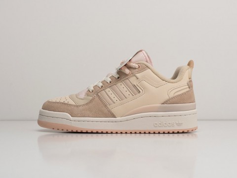 Adidas Forum Low Linen WMNS бежевые замша женские (36-40)