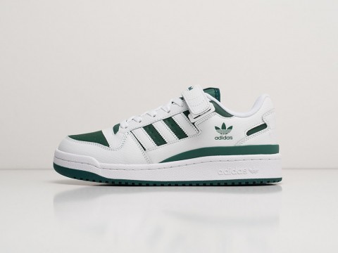 Adidas Forum Low White / Green / White артикул 24933
