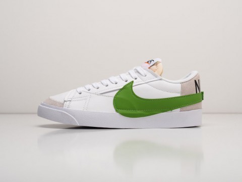 Мужские кроссовки Nike Blazer Low 77 Jumbo White / Green / Beige - фото