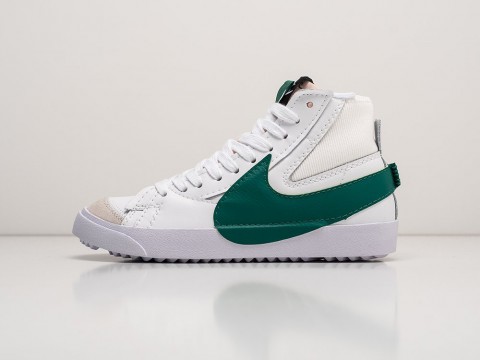 Nike Blazer Mid 77 Jumbo High White / Green / Beige артикул 24970
