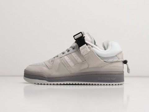 Adidas x Bad Bunny x Forum Buckle Low WMNS Grey / White / Dark Grey артикул 25001