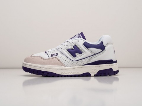 New Balance 550 White / Purple / Beige