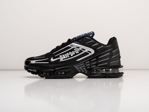 Nike Air Max Plus 3 черные текстиль мужские (40-45)