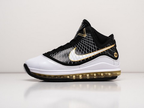 Nike Lebron 7 WHite / Black / Gold артикул 25101