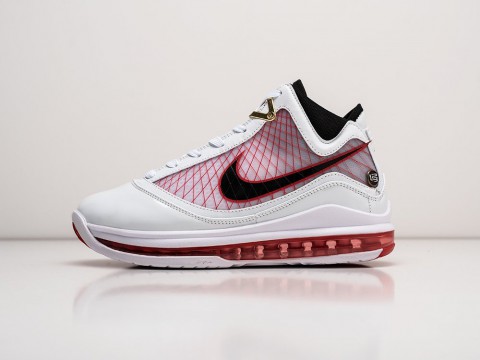 Nike Lebron 7 White / Black / Red артикул 25204