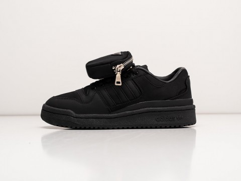 Adidas x Prada Forum Low WMNS черные кожа женские (36-40)