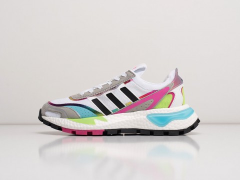 Adidas Retropy P9 Marathon WMNS White / Black / Pink / Cyan артикул 25245