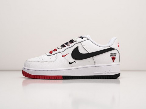 Nike Air Force 1 Low Chicago Bulls белые кожа мужские (40-45) Nike Air Force 1 Low Chicago Bulls белые кожа мужские (40-45)