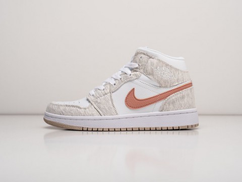 Женские кроссовки Nike Air Jordan 1 «Light Iron Ore» WMNS серые Женские кроссовки Nike Air Jordan 1 «Light Iron Ore» WMNS серые