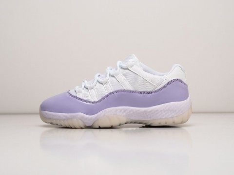 Nike Air Jordan 11 Low WMNS белые текстиль женские (36-40)