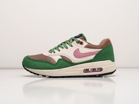 Nike Air Max 1 «Treeline» разноцветные замша мужские (40-45)