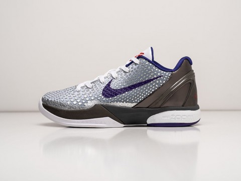 Nike Kobe 6 Silver / Brown / Purple / White артикул 25462