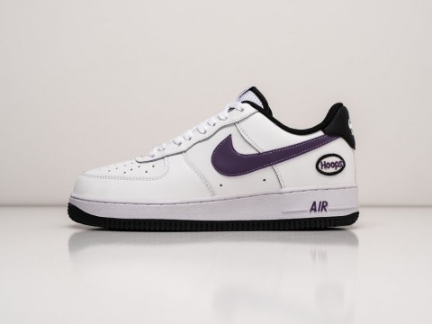Nike Air Force 1 Low «Hoops» White / Canyon Purple / Black / White
