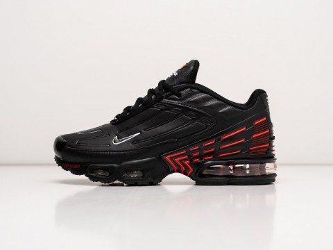 Nike Air Max Plus 3 Black / Red / White артикул 25474