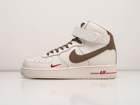 Nike Air Force 1 White / Brown / Red