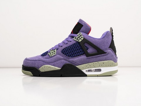 Nike Air Jordan 4 Retro Purple / Black / Cement
