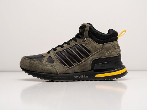 Мужские кроссовки Adidas ZX 750 Hi Winter зеленые Мужские кроссовки Adidas ZX 750 Hi Winter зеленые