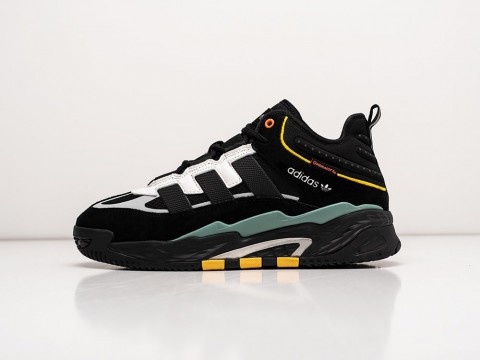 Adidas Niteball Hi Winter Black / Green / Yellow артикул 25557