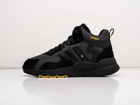 Adidas Nite Jogger Hi Winter Black / Grey / Yellow артикул 25585