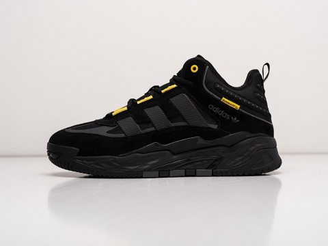 Мужские кроссовки Adidas Niteball Hi Winter черные Мужские кроссовки Adidas Niteball Hi Winter черные
