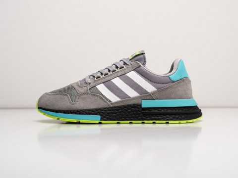 Adidas ZX 500 RM Grey / Black / Blue артикул 25655