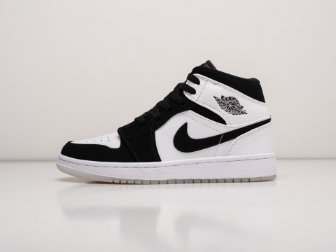 Nike Air Jordan 1 Diamond Shorts WMNS белые кожа женские (36-40)