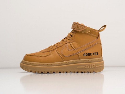 Мужские кроссовки Nike Air Force 1 Gore-Tex Wheat коричневые