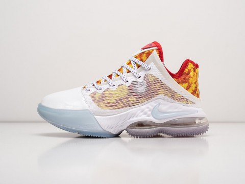 Мужские кроссовки Nike x The Flintstone Lebron XIX Low Magic Fruity Pebbles белые Мужские кроссовки Nike x The Flintstone Lebron XIX Low Magic Fruity Pebbles белые