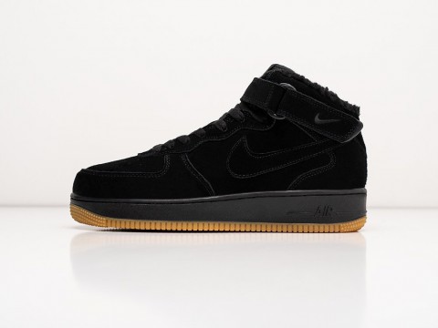 Мужские кроссовки Nike Air Force 1 черные Мужские кроссовки Nike Air Force 1 черные