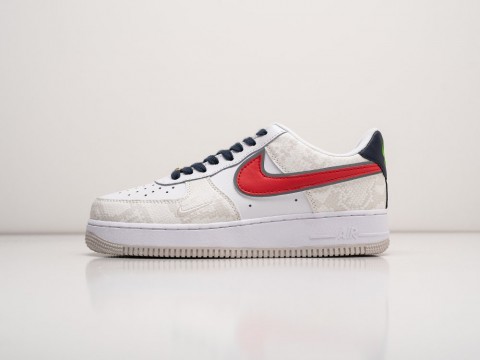 Nike Air Force 1 Low White / Red / Navy Blue / Green