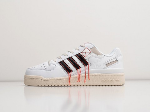 Мужские кроссовки Adidas Forum Low White Easy Yellow белые Мужские кроссовки Adidas Forum Low White Easy Yellow белые