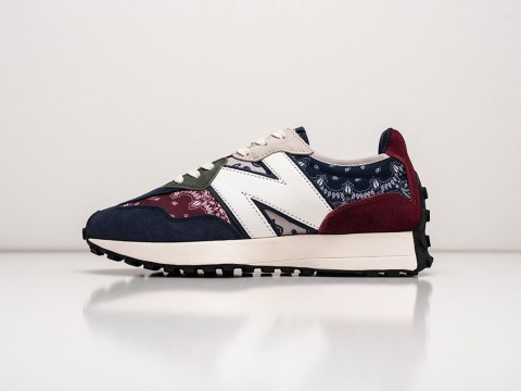 Мужские кроссовки New Balance 327 Paisley Pack - Allover Print MS327DWU синие Мужские кроссовки New Balance 327 Paisley Pack - Allover Print MS327DWU синие