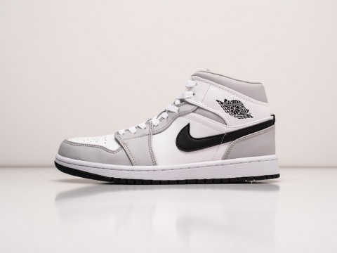 Nike Air Jordan 1 Mid Grey Fog белые - фото Nike Air Jordan 1 Mid Grey Fog белые - фото