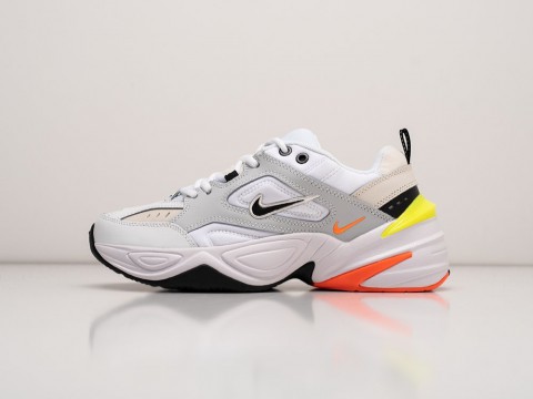 Nike M2K TEKNO WMNS White / Grey / Orange / Yellow артикул 26421