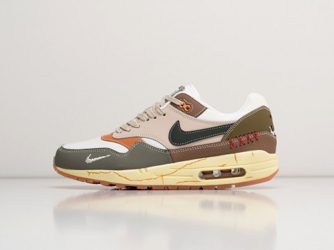 Мужские кроссовки Nike Air Max 1 Air Max Day - Wabi-Sabi разноцветные Мужские кроссовки Nike Air Max 1 Air Max Day - Wabi-Sabi разноцветные