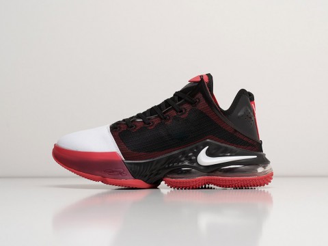 Nike Lebron XIX Low Bred Black / University Red / White