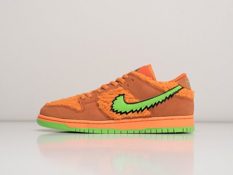 Nike x Grateful Dead x SB Dunk Low Orange Bear Bright Ceramic / Green Spark артикул 26615