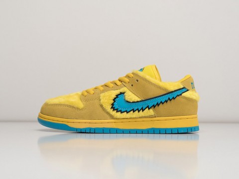 Мужские кроссовки Nike x Grateful Dead x SB Dunk Low Yellow Bear желтые Мужские кроссовки Nike x Grateful Dead x SB Dunk Low Yellow Bear желтые