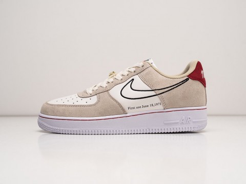 Мужские кроссовки Nike Air Force 1 Low 07 LV8 First Use бежевые Мужские кроссовки Nike Air Force 1 Low 07 LV8 First Use бежевые