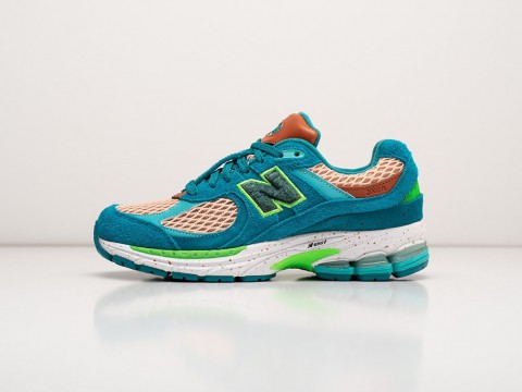 Женские кроссовки New Balance x Salehe Bembury x 2002R Water Be The Guide бирюзовые Женские кроссовки New Balance x Salehe Bembury x 2002R Water Be The Guide бирюзовые
