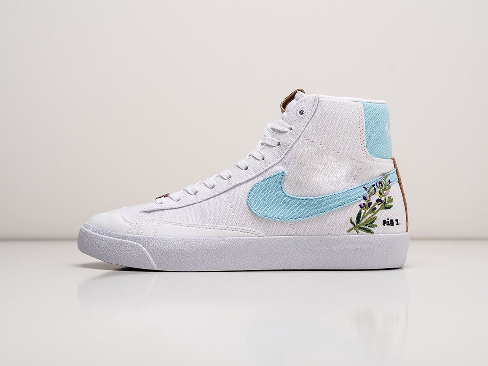 Nike Blazer Mid 77 Indigo белые текстиль мужские (40-45)