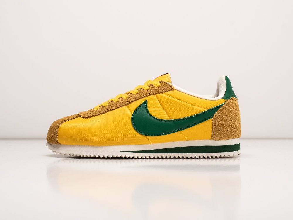 Nike Cortez Nylon XLV Yellow / Green / White артикул 26768