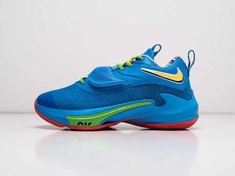 Мужские кроссовки Nike x UNO x Zoom Freak 3 NRG 50th Anniversary - Blue синие Мужские кроссовки Nike x UNO x Zoom Freak 3 NRG 50th Anniversary - Blue синие