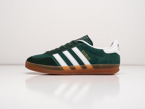 Adidas Gazelle OG x Gucci зеленые замша мужские (40-45)