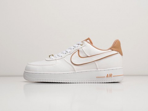 Nike Air Force 1 Low 07 LUX Bio Beige Gold Basketball White / Beige / Gold