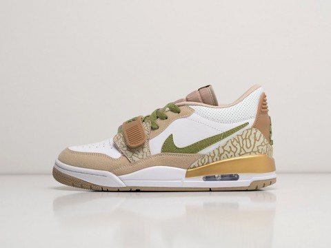 Мужские кроссовки Nike Air Jordan Legacy 312 Low Golden Moss Alligator белые Мужские кроссовки Nike Air Jordan Legacy 312 Low Golden Moss Alligator белые