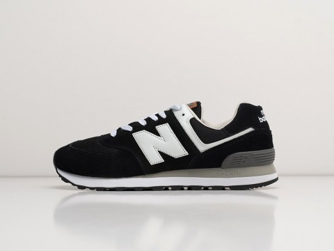 New Balance 574 черные замша мужские (40-45)